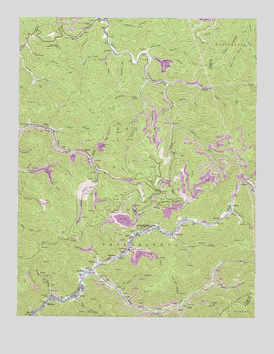 Amherstdale, WV USGS Topographic Map
