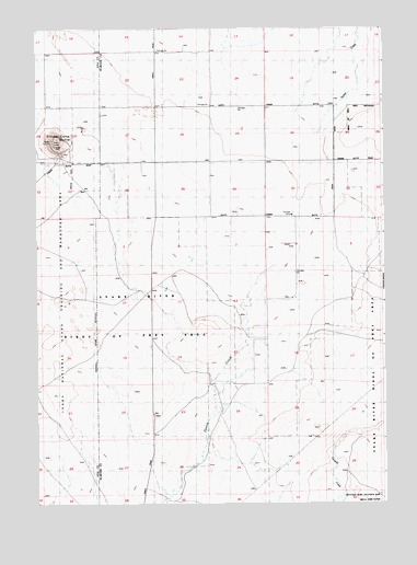 Cinder Cone Butte, ID USGS Topographic Map