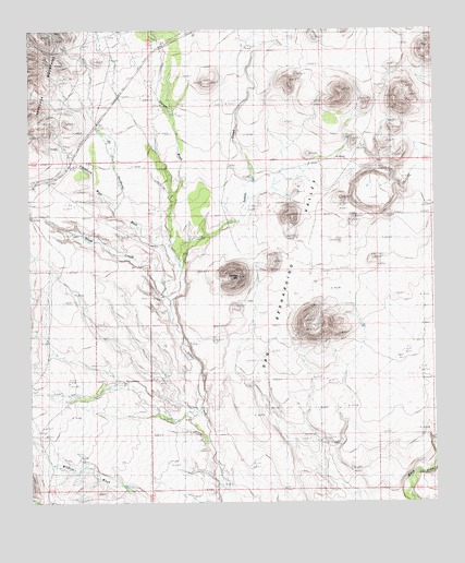 Cinder Hill, AZ USGS Topographic Map