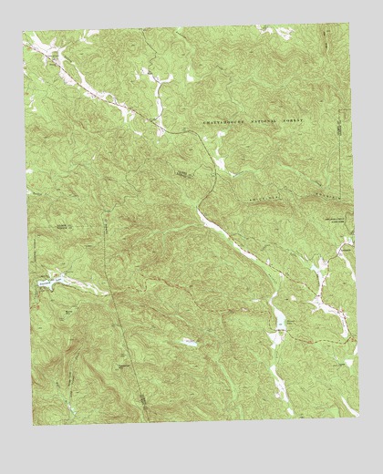 Amicalola, GA USGS Topographic Map