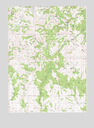 Cinnabar Mountain, ID USGS Topographic Map