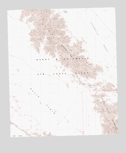 Cipriano Pass, AZ USGS Topographic Map
