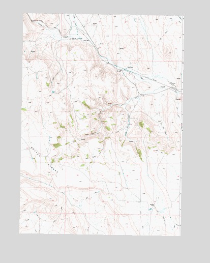Circle Bar, OR USGS Topographic Map