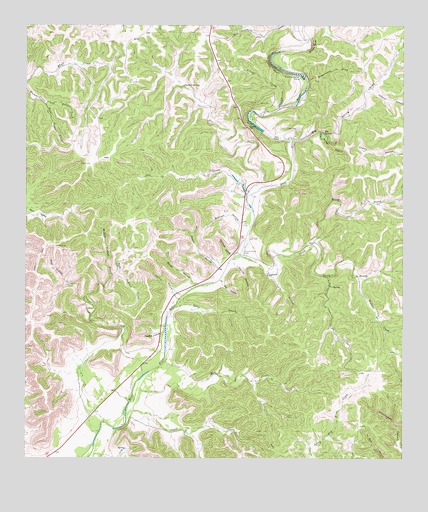 Circle Bluff, TX USGS Topographic Map
