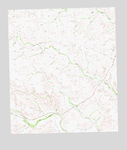 Circle Dot Ranch, TX USGS Topographic Map