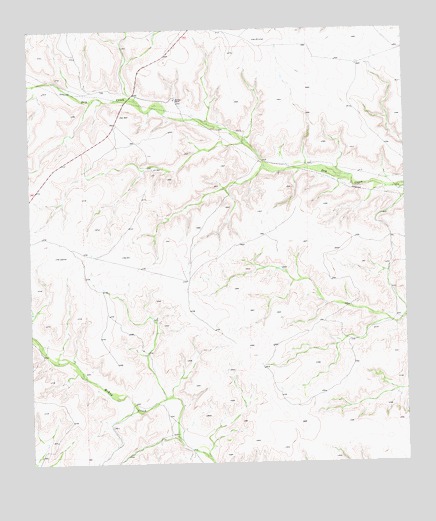 Circle Dot Ranch NE, TX USGS Topographic Map