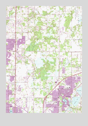 Circle Pines, MN USGS Topographic Map