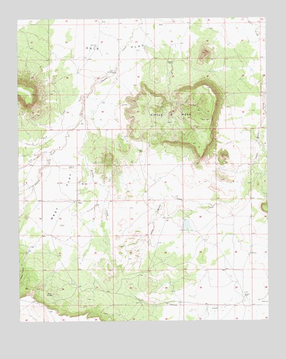 Circle S Mesa, NM USGS Topographic Map
