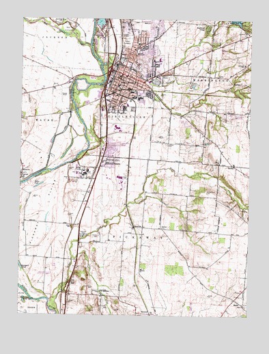 Circleville, OH USGS Topographic Map