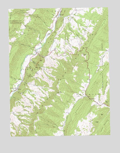 Circleville, WV USGS Topographic Map