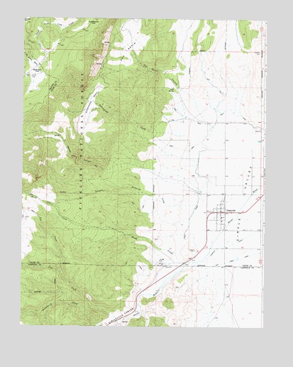 Circleville, UT USGS Topographic Map