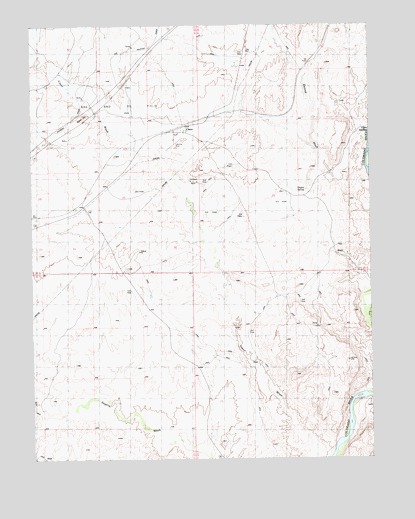 Cisco, UT USGS Topographic Map