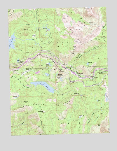 Cisco Grove, CA USGS Topographic Map