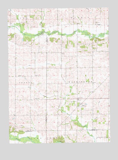 Amish, IA USGS Topographic Map