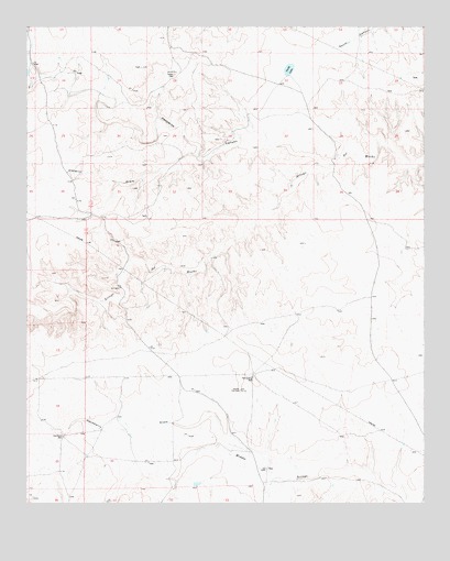Cistern Draw, NM USGS Topographic Map