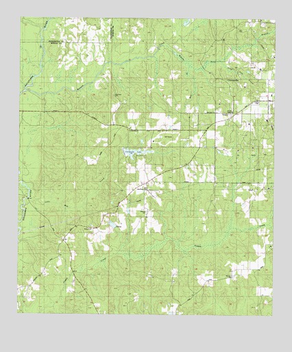 Citronelle West, AL USGS Topographic Map