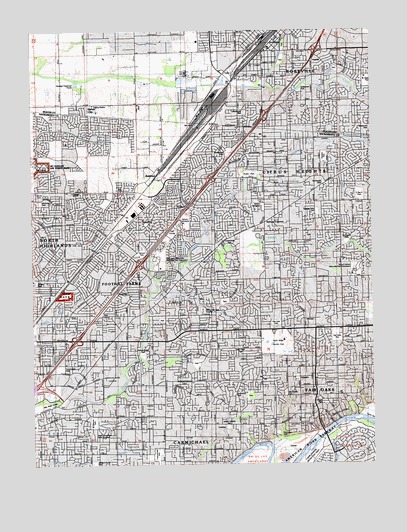 Citrus Heights, CA USGS Topographic Map