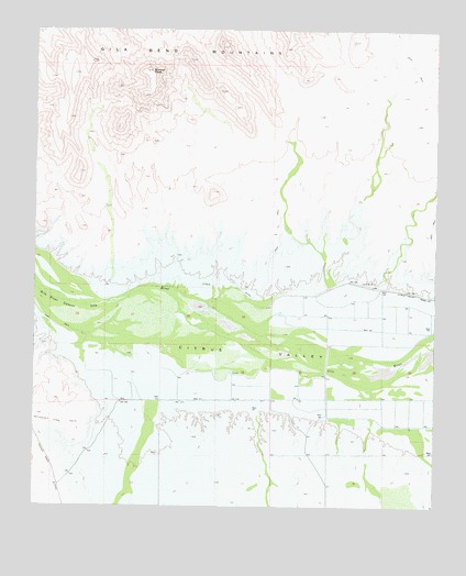 Citrus Valley West, AZ USGS Topographic Map