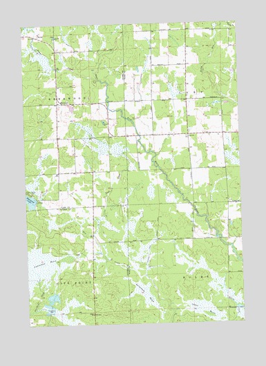 City Point NE, WI USGS Topographic Map