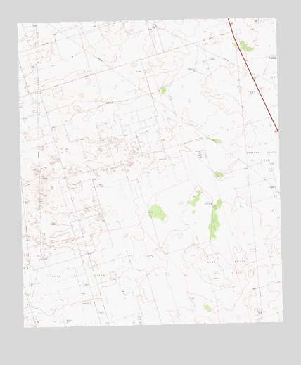 Clabber Hill Ranch, TX USGS Topographic Map