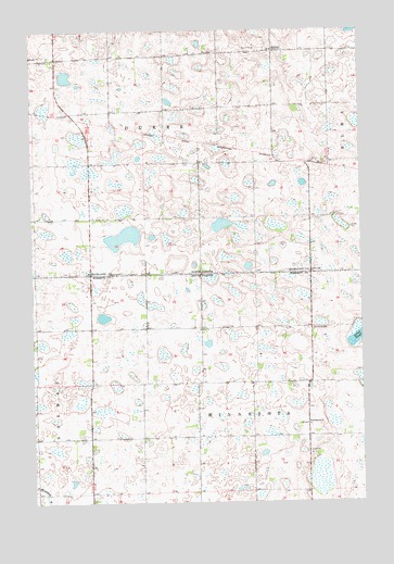 Claire City NE, ND USGS Topographic Map