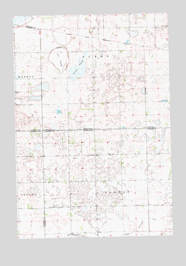 Claire City NW, ND USGS Topographic Map