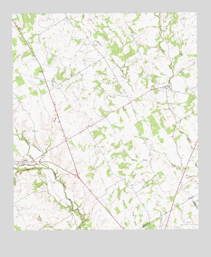 Clairette, TX USGS Topographic Map