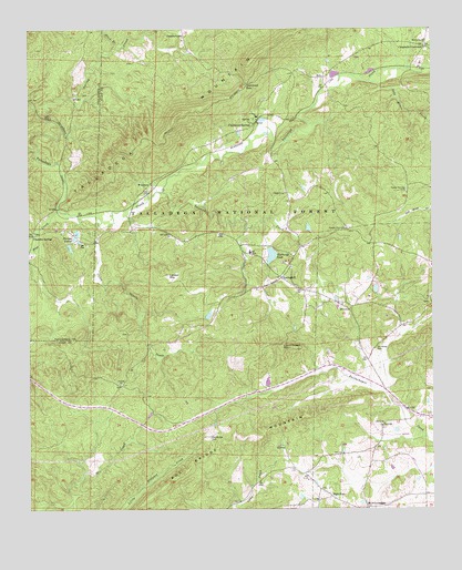Clairmont Springs, AL USGS Topographic Map