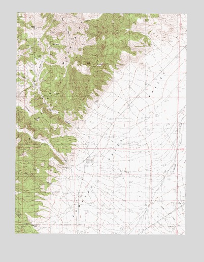 Clan Alpine Ranch, NV USGS Topographic Map