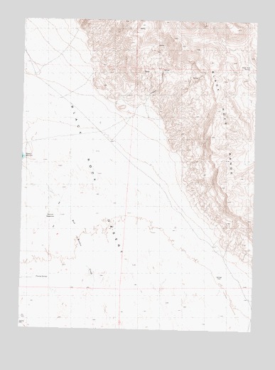 Clapper Creek, NV USGS Topographic Map