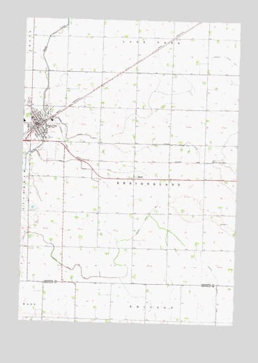 Clara City, MN USGS Topographic Map