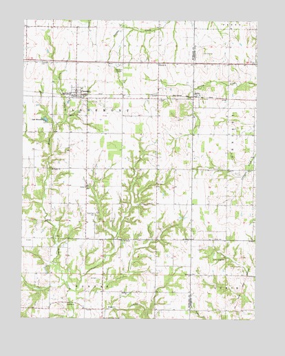 Claremont, IL USGS Topographic Map