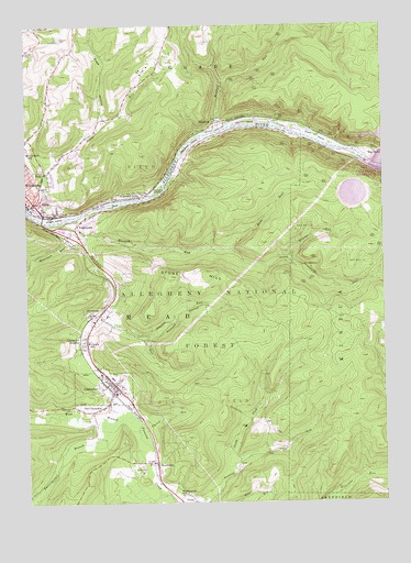 Clarendon, PA USGS Topographic Map
