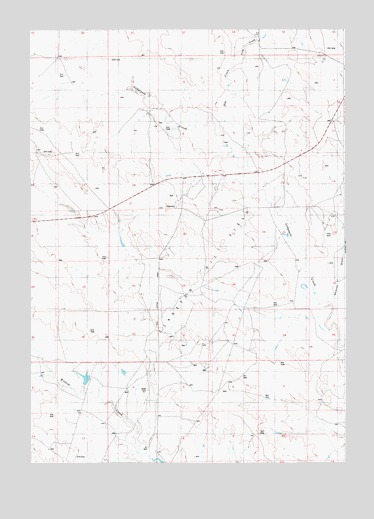Clareton, WY USGS Topographic Map