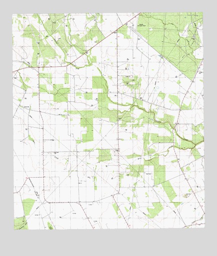 Clareville, TX USGS Topographic Map