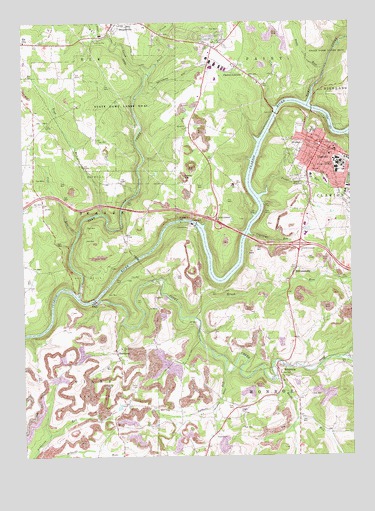 Clarion, PA USGS Topographic Map