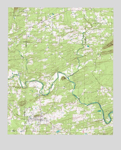 Amity, AR USGS Topographic Map