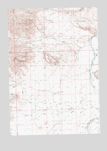 Clark, WY USGS Topographic Map