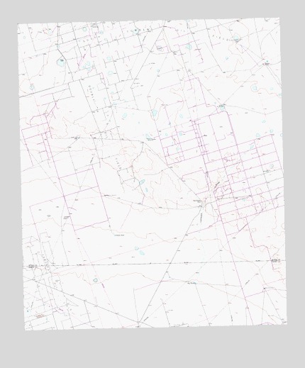 Clark Brothers Ranch, TX USGS Topographic Map