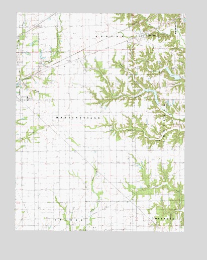 Clark Center, IL USGS Topographic Map
