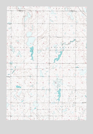 Clark Lake, SD USGS Topographic Map