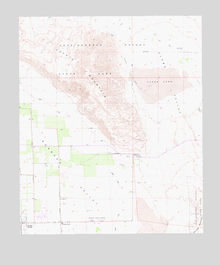 Clark Lake, CA USGS Topographic Map