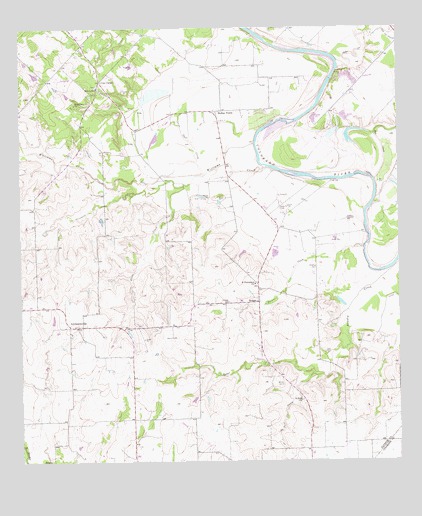 Ammannsville, TX USGS Topographic Map