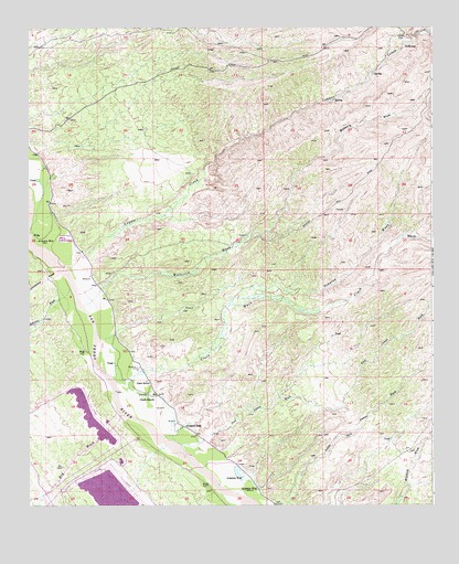 Clark Ranch, AZ USGS Topographic Map