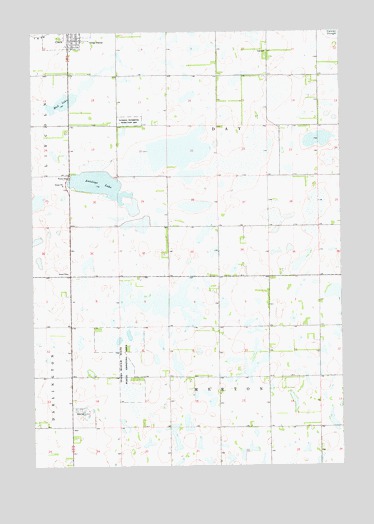 Clark South, SD USGS Topographic Map
