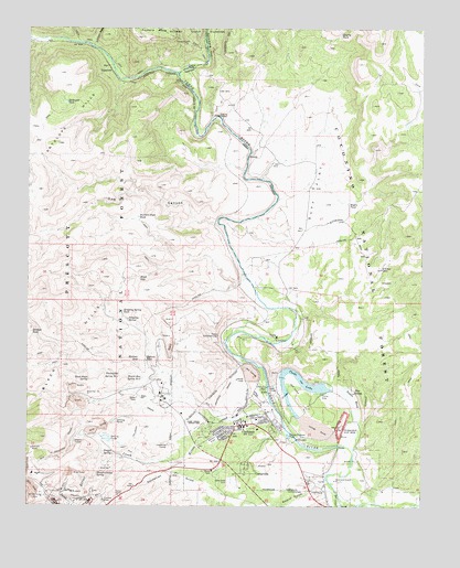 Clarkdale, AZ USGS Topographic Map