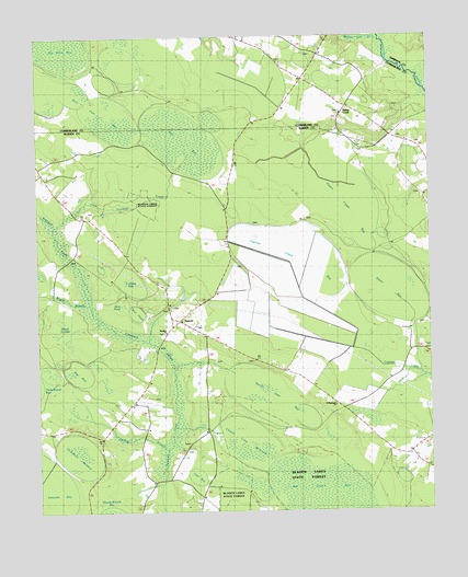 Ammon, NC USGS Topographic Map