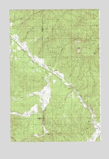 Clarkia, ID USGS Topographic Map