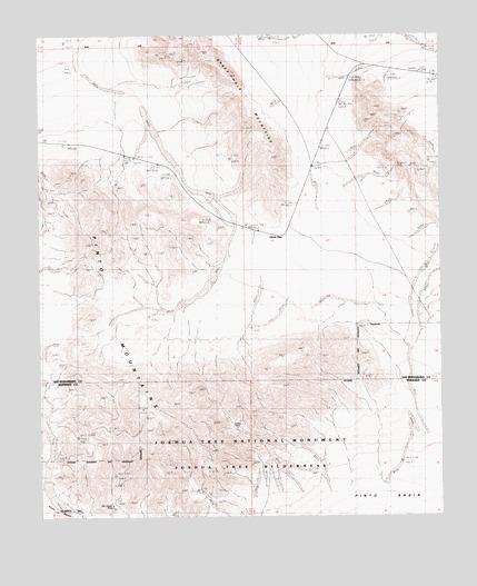 Clarks Pass, CA USGS Topographic Map