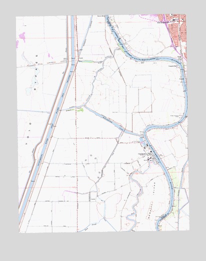 Clarksburg, CA USGS Topographic Map